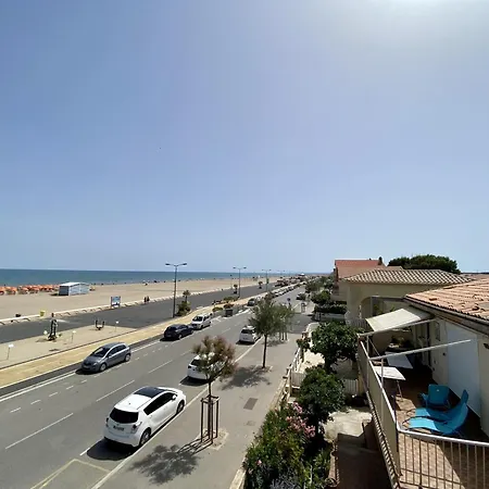 Narbonne-plage : T4 En 1ere Ligne, 7p, Balcon, Parking, Acces Direct - Fr-1-795-6